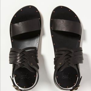 Brand New Black Beek Raven Sandals